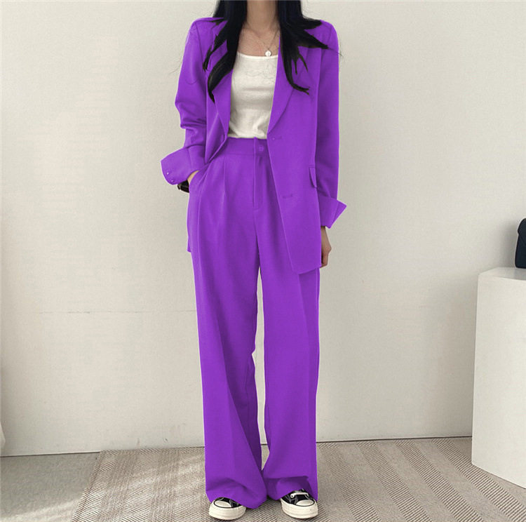 Трансграничная торговля, розовый пиджак классического кроя, осенний дизайнерский комплект, тренд сезона              