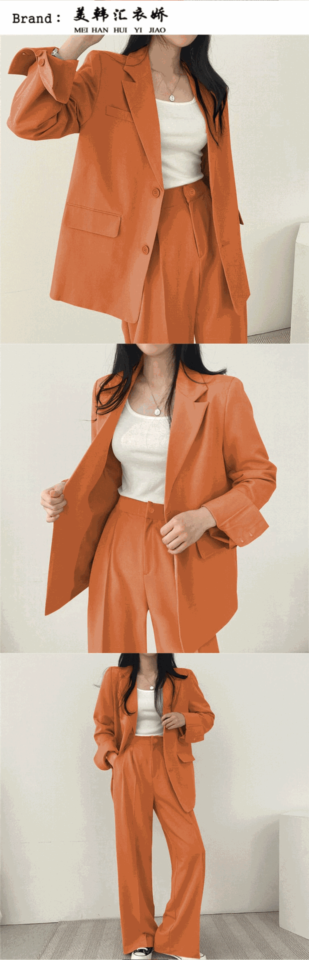 Трансграничная торговля, розовый пиджак классического кроя, осенний дизайнерский комплект, тренд сезона              