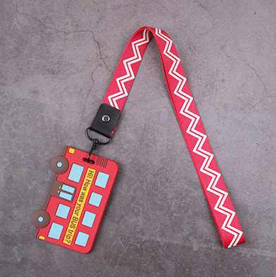 Work card Campus Subway Rope Hanging card Pendant Card to pick up the card Kindergarten Card Cardbag Employee multi-position bell-bell