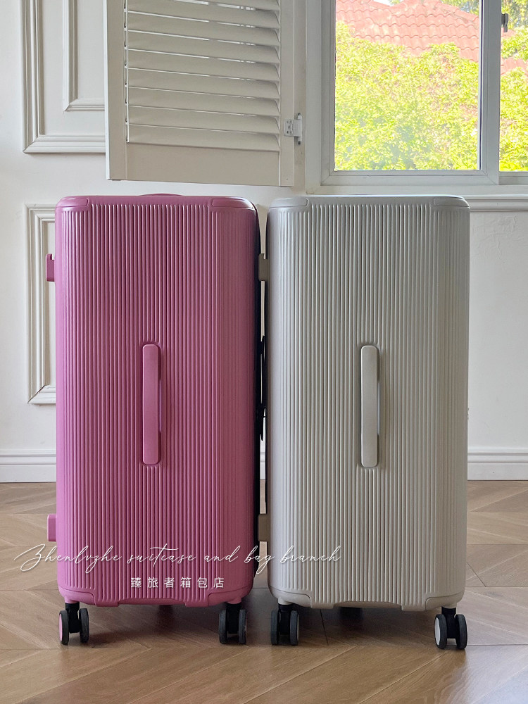 30-inch large capacity suitcase for studying abroad, high-value women's size 28, ultra-lightweight, suitable for sports and travel, men's size 26, extra-large.
