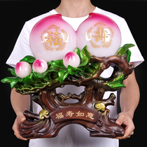 Sand golden peach ornaments crafts large birthday gifts for the elderly Practical birthday gifts for the elders