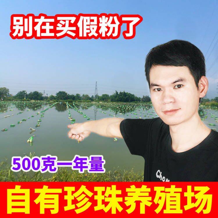 500 gr pearl powder mask powder natural pure external flag ship-shop official non-internal non-whitening non-fading