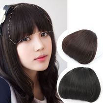 A Knife-Qi Wig Liu Hai Woman Nature Invisible Mark-free Liu Hai emulation Liu Hai Emulation Thickened Girls Remain Hairpick Hair Sheet