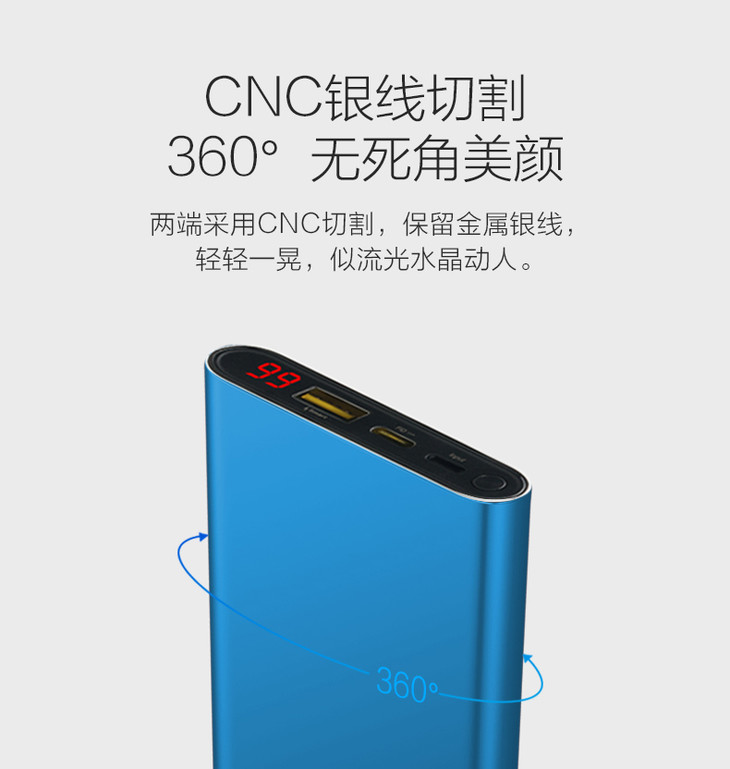 Pinsheng PD sạc nhanh kho báu 10000 mAh 18W hai chiều loại polymer siêu mỏng cung cấp năng lượng di động 12 v - Ngân hàng điện thoại di động sạc dự phòng không dây iphone