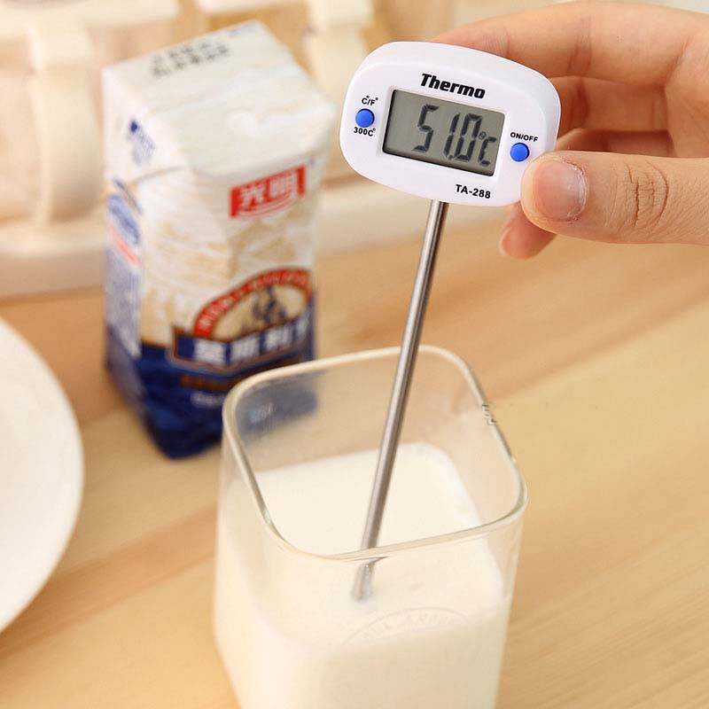 Household thermometer water thermometer kitchen food baking milk powder water temperature measurement high precision frying thermometer probe