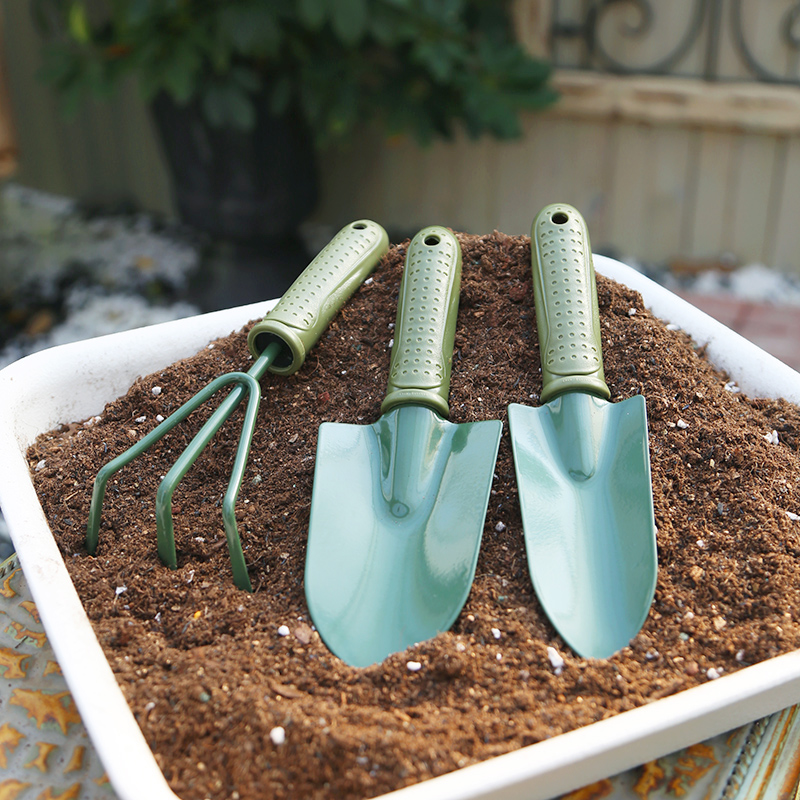 Gardening tools Small shovel Home farming Flower planting Outdoor shovel shovel Rake hoe Weeding Catch poseidon
