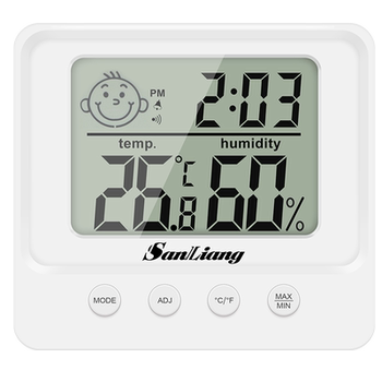 Japanese three-quantity high-precision thermometer indoor household