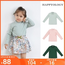 Happyology UK spring and Autumn childrens clothing Childrens bottom long-sleeved top T-shirt Boy and girl top wild