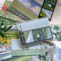 Letter Paper Love Letter Sending Boyfriend Handwritten Romance Advanced Envelope Suit Creative Ins and Men Sue White Cards Art Letter