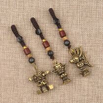 Guanghan Sanxingdui Civilization Museum Wen Chong Peripheral Bronze Great Man God Tree God Bird Arsonist Small Key Clasp