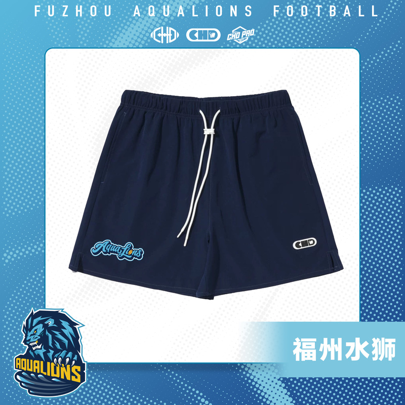 Chdx Fuzhou Water Lion Shorts Summer Sports Woven Shorts Trendy Quick-Dry Breathable Rugby Loose-Fitting Shorts
