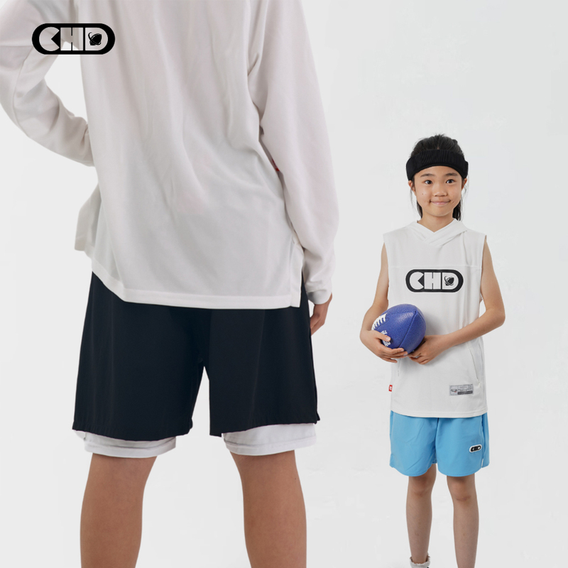 Chd Youth Children's Shorts Fake Two-Piece Quick-Drying Breathable Summer Casual American Flag Sports Football American Style