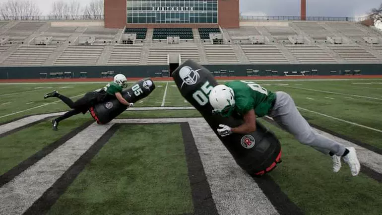 Tumbler Football Tackling Dummy American Rugby Thiết bị đào tạo Màu sắc Tùy chọn - bóng bầu dục