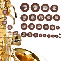 Medium Tone Subtone Soprano Sax Leather Cushion Spacer Mat Midtone Saxophone Key Pad Accessories Maintenance Repairs