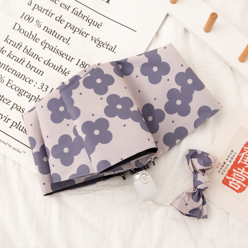 Lychee Milan High Face Value Full Automatic Umbrella Women Ins Shade Sun Umbrella Sun Protection Against UV Clear Rain Dual-use Folding