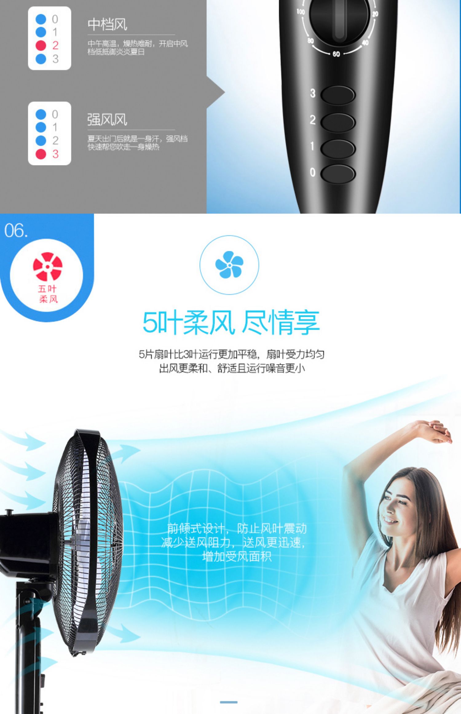 quạt trần điện cơ Quạt điện Gree máy tính để bàn sàn quạt câm nhà văn phòng ký túc xá năm lá bàn quạt dọc thời gian đầu quạt - Quạt điện quạt trần xiaomi