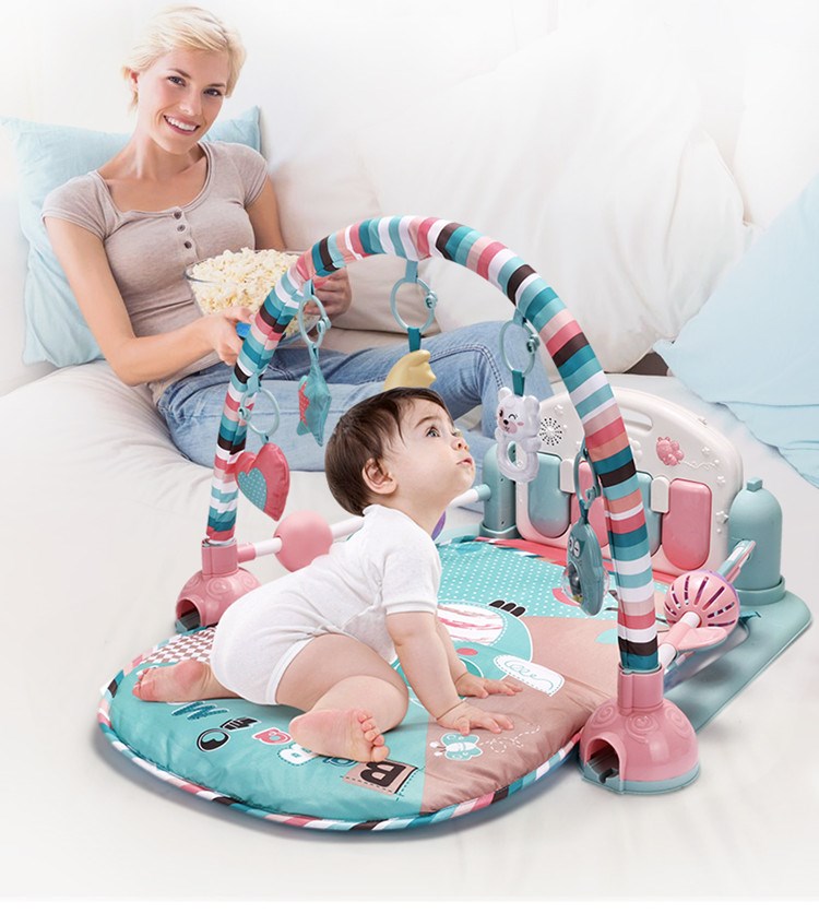 Bộ quà tặng sơ sinh mùa xuân và mùa hè cho bé - Bé bò / Học cách đi bộ / Thể dục đồ chơi cho trẻ 3 tháng tuổi