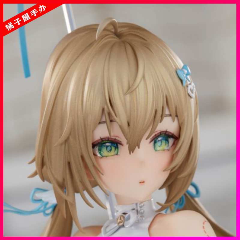 Orange House Pure Bubble Lily Original Artwork Hoiqi Xing Peach Sauce Figure in Stock