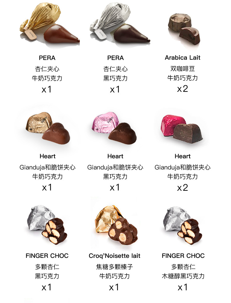 全球四大巧克力之一 迪拜芭驰Patchi 豪华混合装 500g 图7