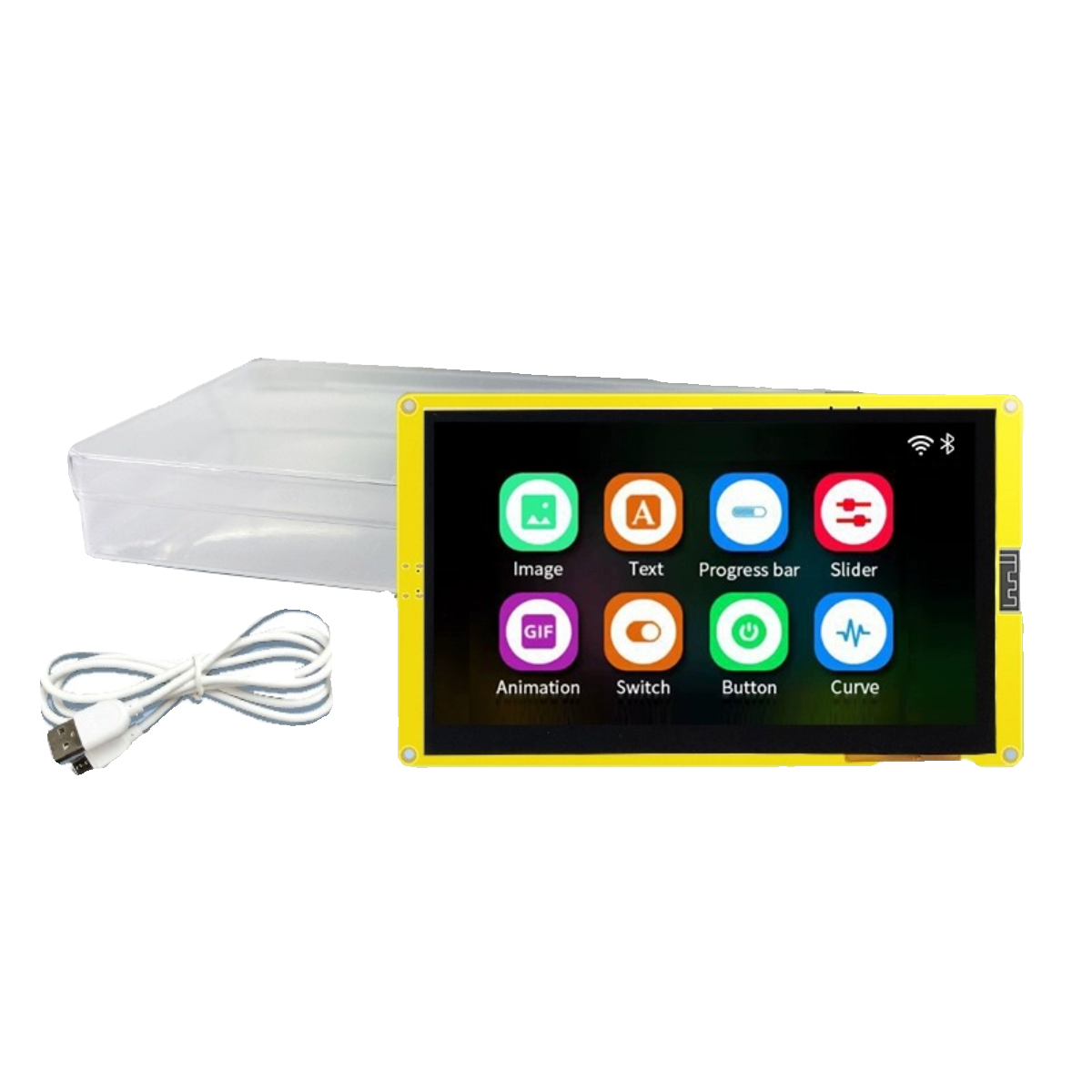 Плата разработки ESP32-S3 LVGL 5-дюйм 7-дюйм LCD графический дисплей сенсорный экран емкостной экран wifi Bluetooth MCU экран
