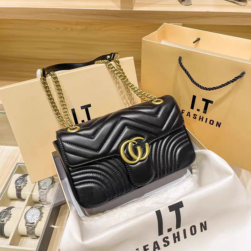 Authentic Luxury Genuine Leather Chanel-Style Small Bag 2026 New High-End Fashion Chain Small Square Bag for Women