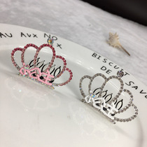 Manufacturer Children Crown Hair Stirrup Hair Stirrup Girl Princess Crystal Crown Performance Head Stirrup Hair Accessories With Word Supply