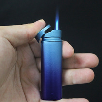 Gold Point 227B Color gradient windproof inflatable lighter metal spray straight punch lighter