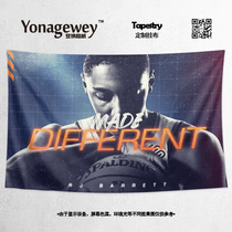 Knicks RJ Barrett Barrett basketball star surrounding dormitory decorative painting poster background wall cloth hanging cloth