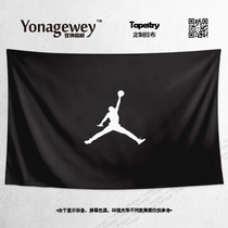 Tide brand Air Jordan flying man Jordan basketball AJ shoe store decoration poster background cloth wall cloth tapestry