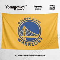 Golden State Warriors Curry Meng God fans custom surrounding bedroom decoration poster background cloth wall cloth tapestry
