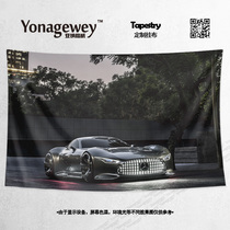 Mercedes-Benz AMG ONE Vision GT concept sports car Batman car decoration background wall cloth poster hanging cloth