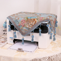 European-style hanging spike printer cover Fax machine copier computer display cover towel Dust cover Counterfeit detector cover cloth