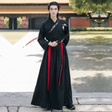 Черное спортивное ханьфу для мальчиков, коллекция 2022, китайский стиль, осеннее