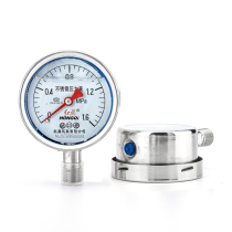 TN60 Hongqi 30 Y all stainless steel shock-resistant pressure gauge BF4 vacuum anti-high temperature-acid and alkali corrosion negative pressure