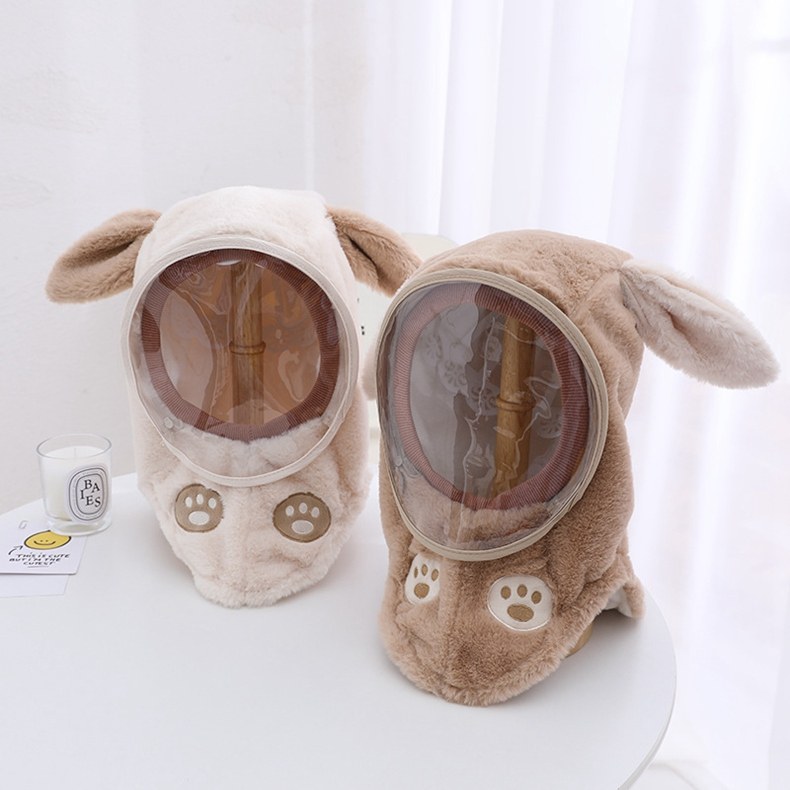 冬季儿童帽子围脖一体挡风套头护耳帽防护面罩男女宝宝防寒保暖帽详情24