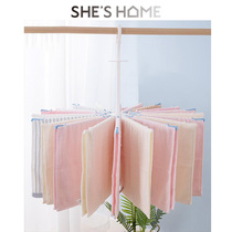 Umbrella diaper rack Baby household plastic windproof towel drying rack Newborn baby baby diaper drying rack