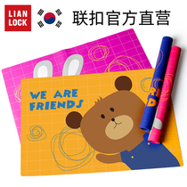 Korean Linkage Childrens Large Waterproof Oil-resistant Silicone Cut Cardboard Table Baby Pad Heat Insulation Student