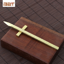 Bozhitang handmade copper tea needle Puer tea needle tool Tea knife Black tea tea cone Kung Fu tea set Tea ceremony accessories