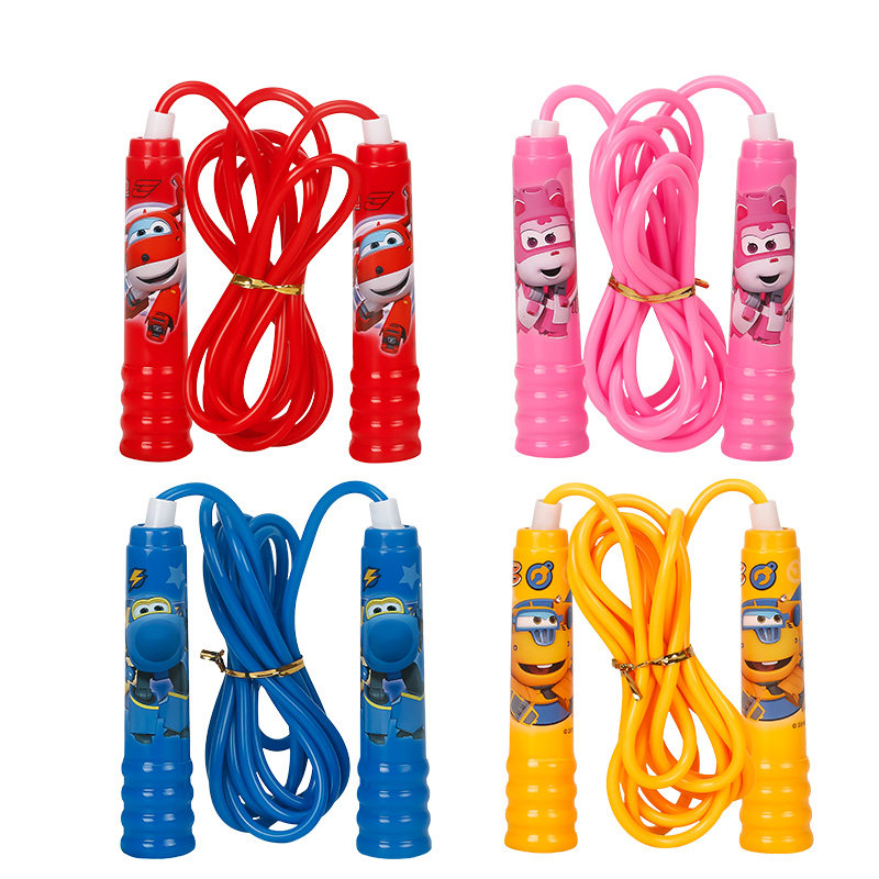 SUPER WINGS super flying Xia children's bamboo skipping rope kindergarten elementary school students beginners baby children skipping rope