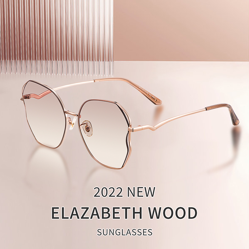 EW sunglasses female summer sunscreen high-quality ins glasses Korean version 2022 new anti-UV glare sunglasses