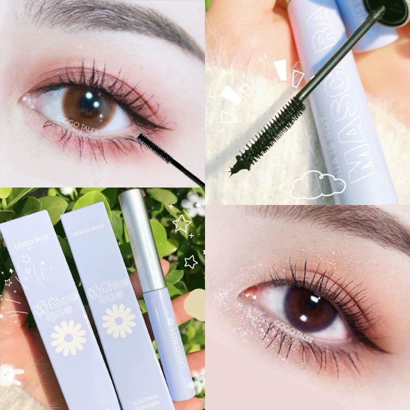 Lengthening curling black mascara, no smudge