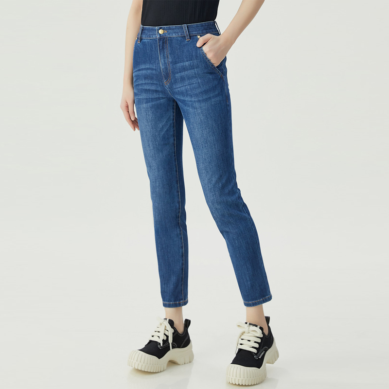 Girdear Amass Genuine Product, Same Style as in the Mall, 2026 Spring/Summer New High-Waisted Slimming Straight-Leg Cropped Jeans for Women Girdear Amass Genuine Product, Same Style as in the Mall, 2026 Spring/Summer New High-Waisted Slimming Straight-Leg Cropped Jeans for Women