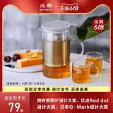 Заварочный чайник, ароматизированный чай для офиса, мундштук, стеклянный чайный сервиз для домашнего использования