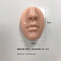 Rs1-4676 Овальная силиконовая интегрированная модель носа и рта, пищевой силикон, готовая модель поставляется в случайных цветах