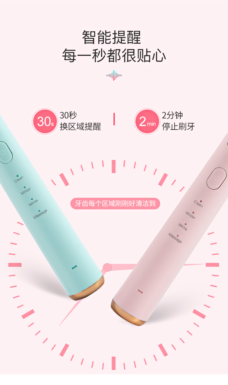 艾比诺 成人电动牙刷 图3