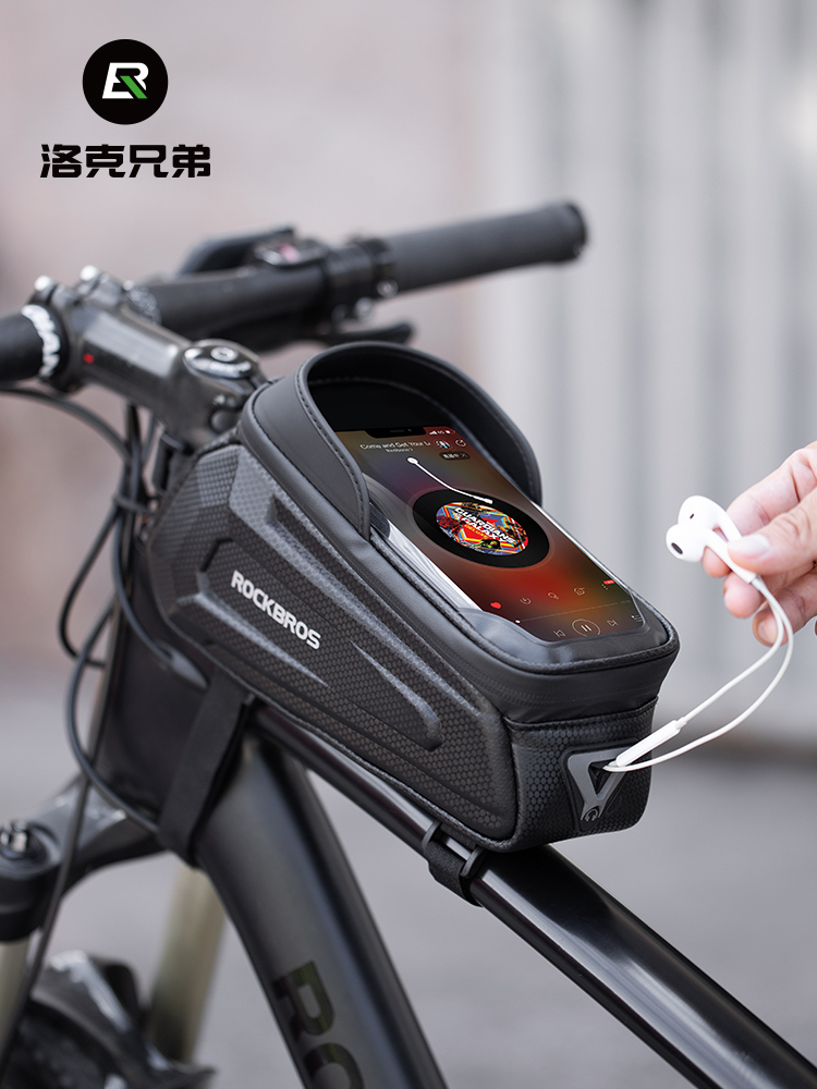 Giant adapts to the small shop hard shell bicycle bag front beam bag upper tube head bag mobile phone bag mountain road bike riding