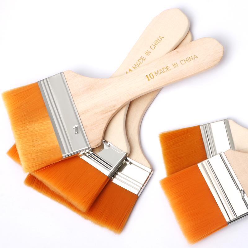 Nylon brush high elastic soft hair cleaning small brush small barbecue brush industrial wool brush paint brush without trace