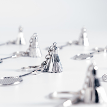 Badminton racket keychain Creative car mens womens key chain pendant keychain key ring ring