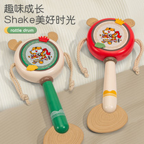 Baby toy rattle grasp training puzzle 3-6 months newborn baby comfort rattle hand drum 0-1-2 years old