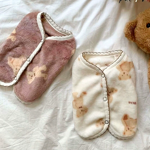 Собачья одежда Тедди Бишон Медведь Померанский Шнаузер маленький щенок Pet Pet Cat 2023 Осенний и Зимний Новый Бархатный жилет